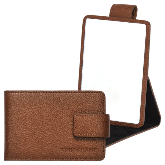 Le Foulonné Pocket Mirror - Cognac