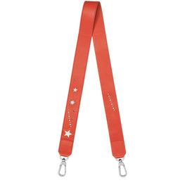 Le Pliage Cuir Shoulder Strap - Orange