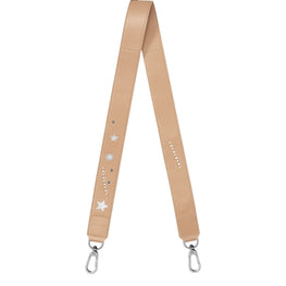 Le Pliage Cuir Shoulder Strap - Golden Beige