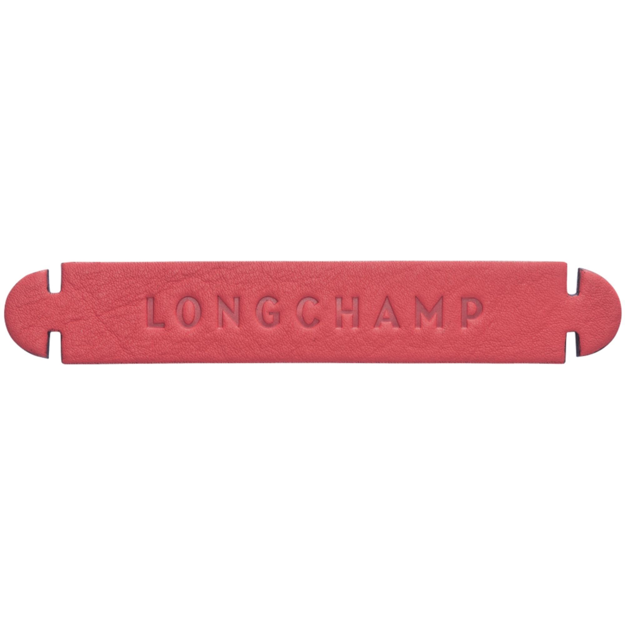 Longchamp 3D Leather Strap - Coral
