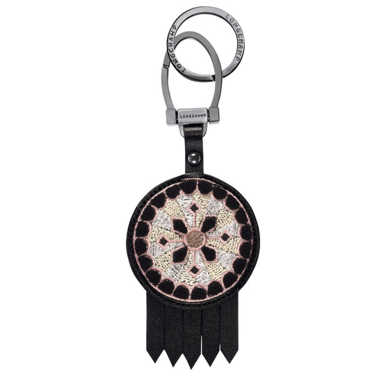 Le Pliage Cuir Rosace Key Ring - Rose Gold
