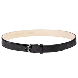 G93 Amazone Matelassé Verni Ladies' Belt - Black