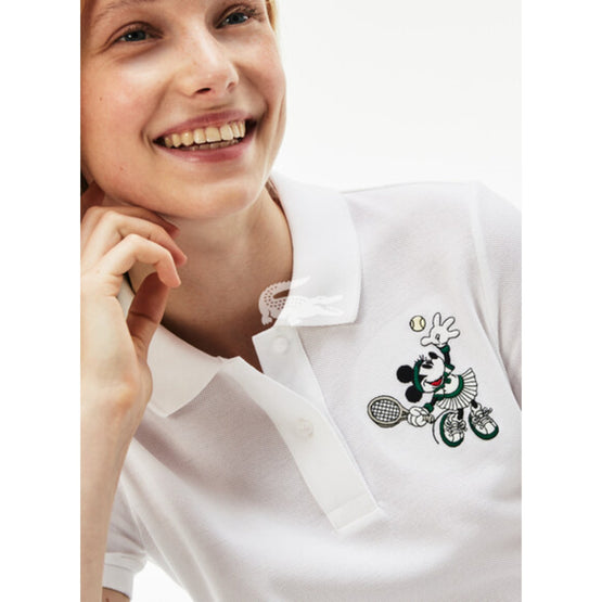 Lacoste Lacoste Women'S Short Sleeve Polo - White/White