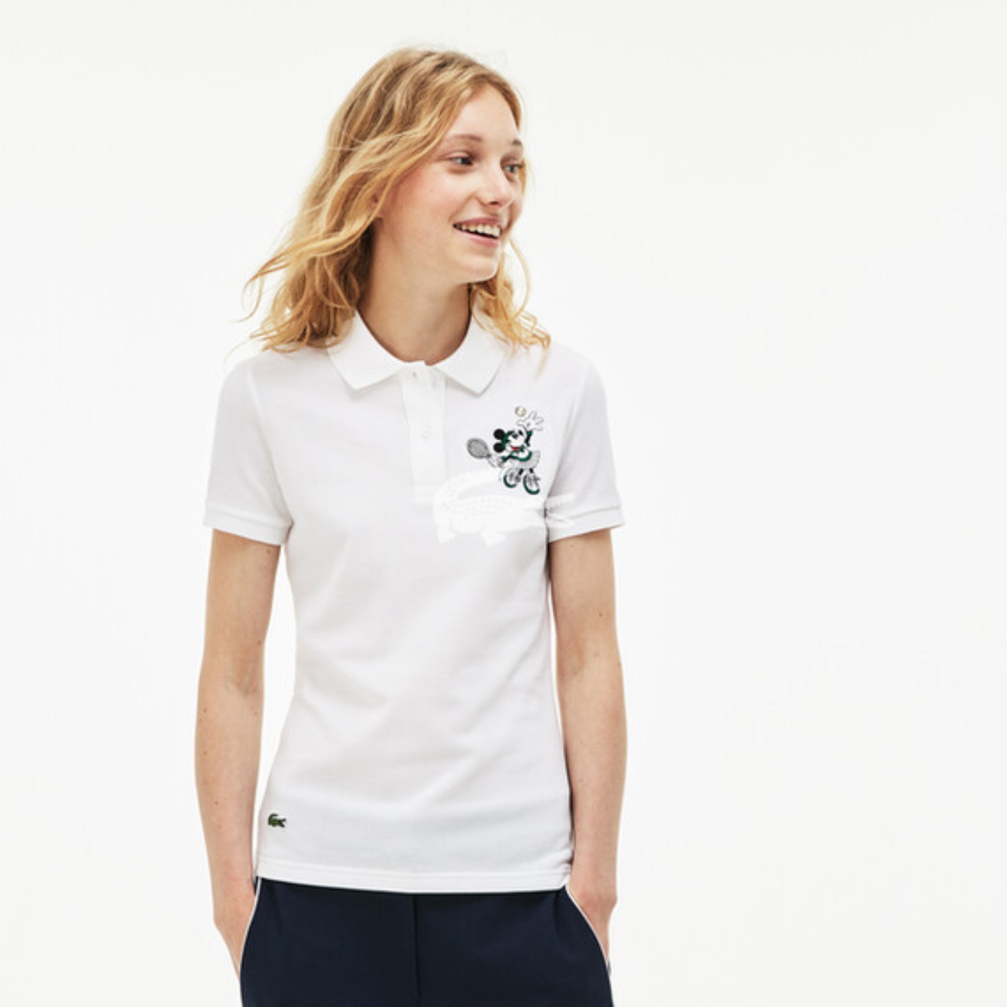 Lacoste Lacoste Women'S Short Sleeve Polo - White/White