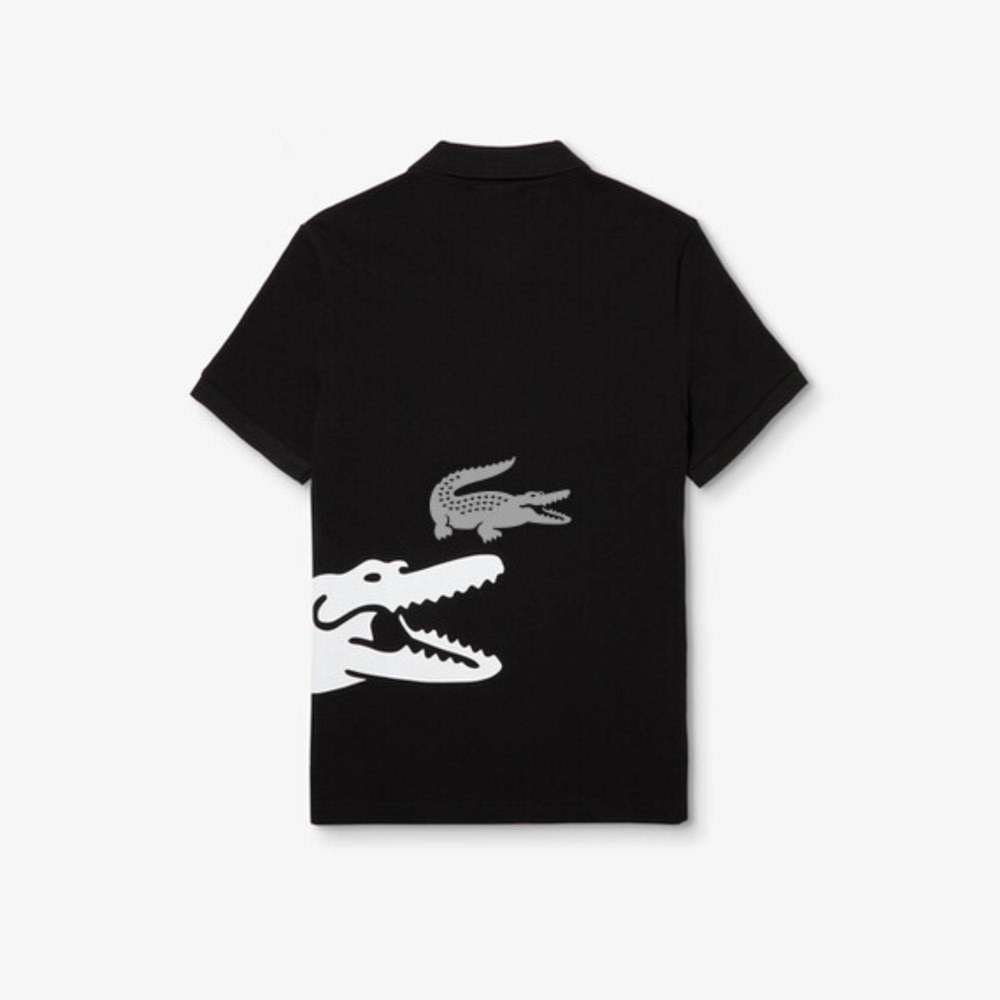 Lacoste Men'S Lacoste Regular Fit Oversized Crocodile Print Polo Shirt - Black