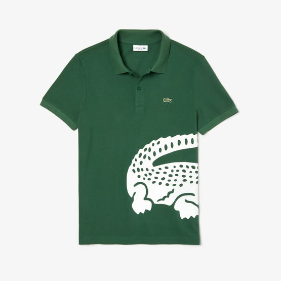 Lacoste Men'S Lacoste Regular Fit Oversized Crocodile Print Polo Shirt - Green