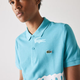Lacoste Men'S Lacoste Regular Fit Oversized Crocodile Print Polo Shirt - Cicer