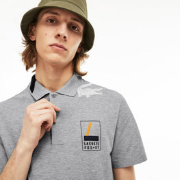 Lacoste Lacoste Men'S Polo - Pluvier Chine/Navy Blue