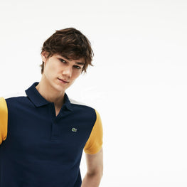 Lacoste Lacoste Men'S Polo - Navy Blue/Darjali-Flour