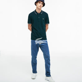 Lacoste Lacoste Men'S Polo -  Aconit/Dark Navy Blue