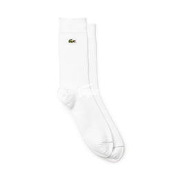 Lacoste Men'S Jersey Socks - Blanc/White