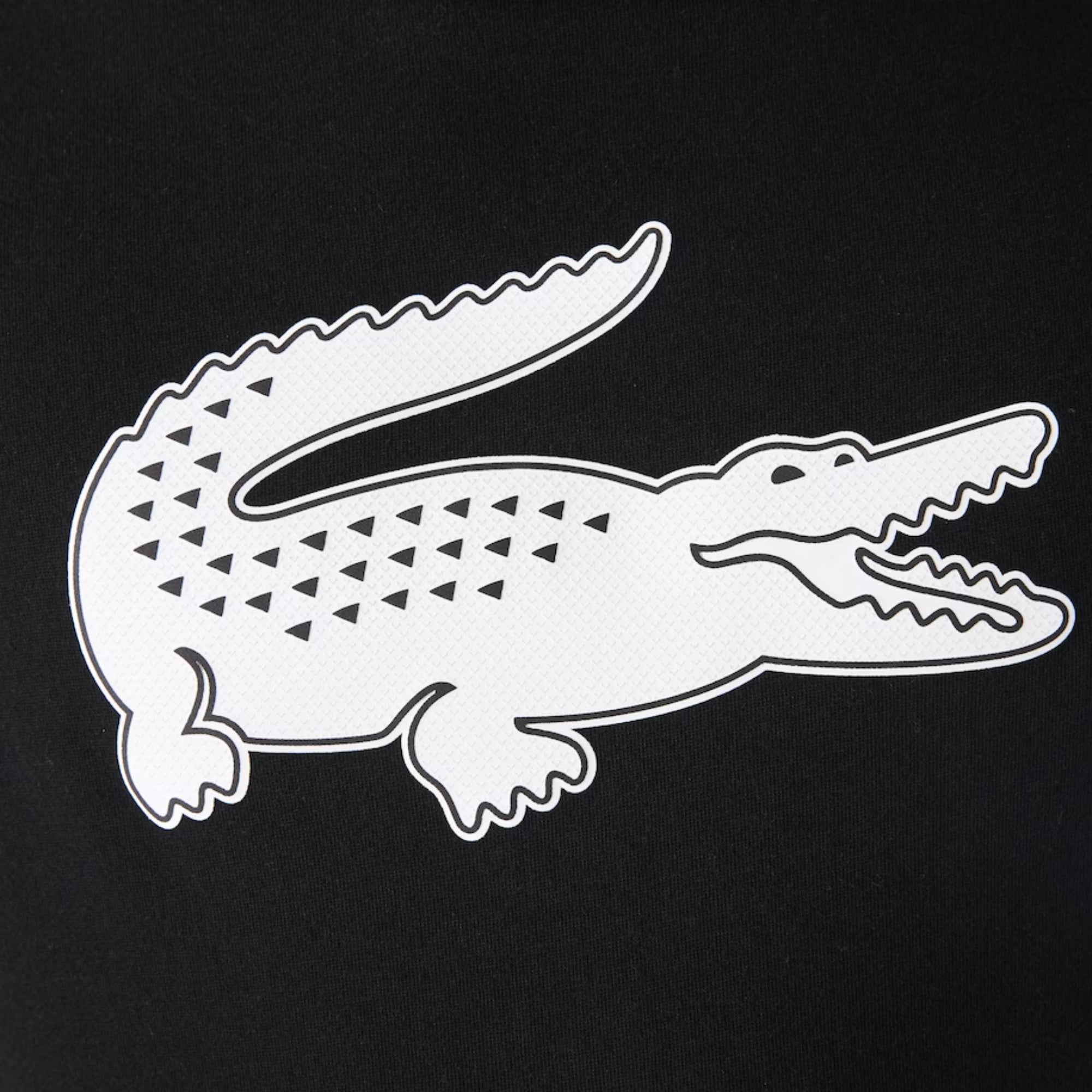 Lacoste Men'S Sport 3D Print Crocodile Breathable Jersey T-Shirt - Navy Blue/Wasp