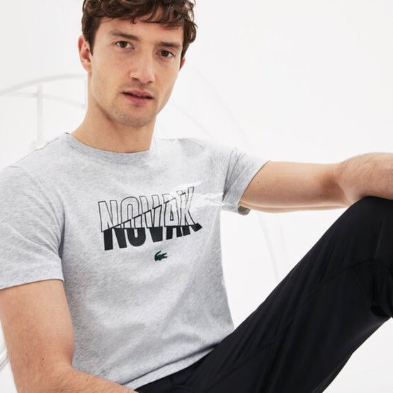 Lacoste Lacoste Men'S T-Shirt - Silver/Black